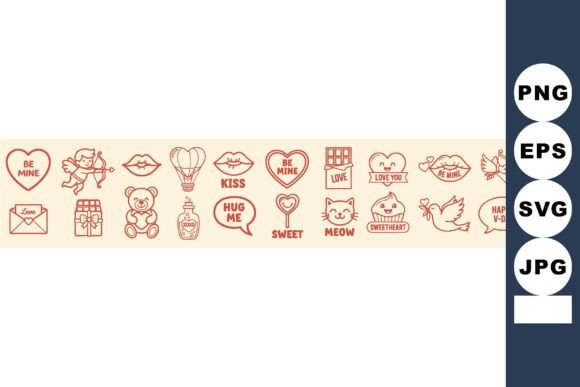 Enhancing Your Designs with a Premium Valentines Day Vector Icons Set