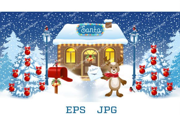Fawn Deer with Santa Letter Wishlist: A Holiday Design Evaluation