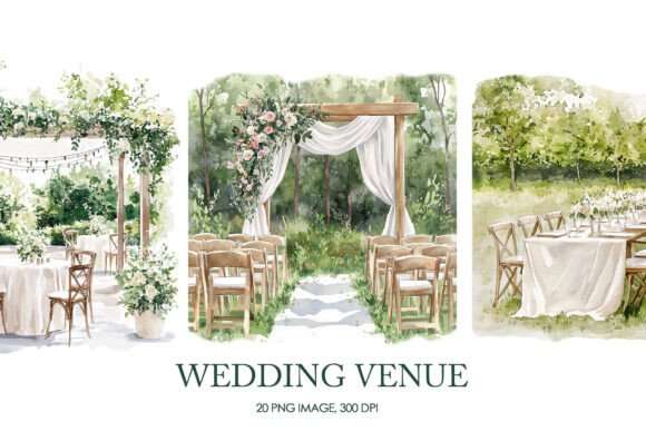 Transforming Your Wedding Vision with Venue and Invitation PNG Assets