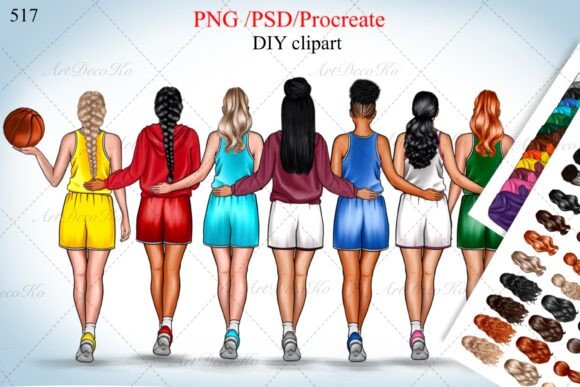 Unlocking Creativity with the Basketball Best Friend Custom Team Clipart Collection