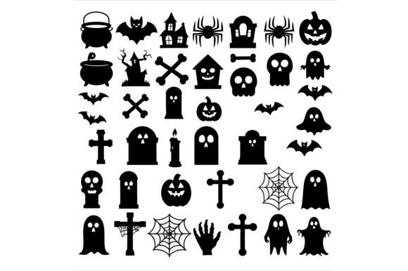 Vector Art of Halloween Silhouette: A Versatile Design Asset for Creators