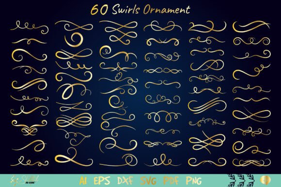 Vintage Swirls Ornament: Elevating Design with Timeless Elegance