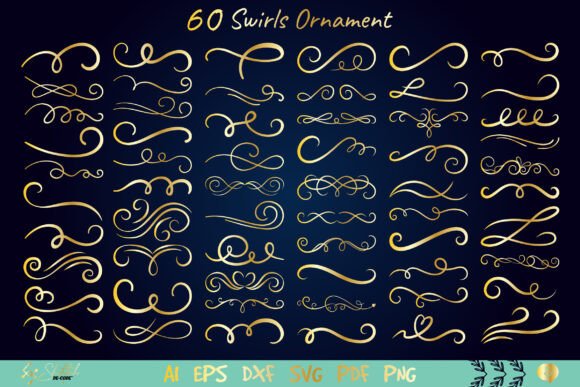 Vintage Swirls Ornament SVG: Elevating Designs with Timeless Elegance